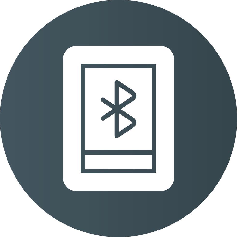 Bluetooth Creative Icon Design vector