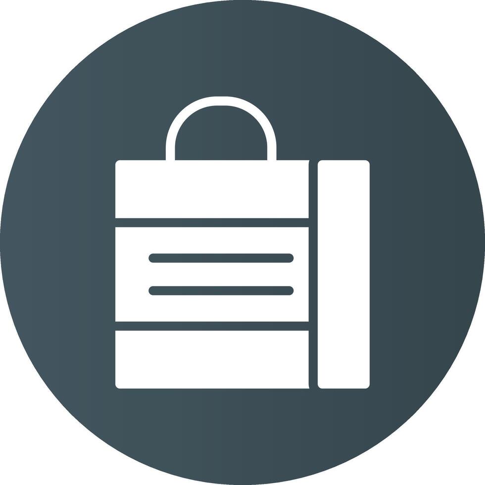 Shopping Bag Creative Icon Design vector