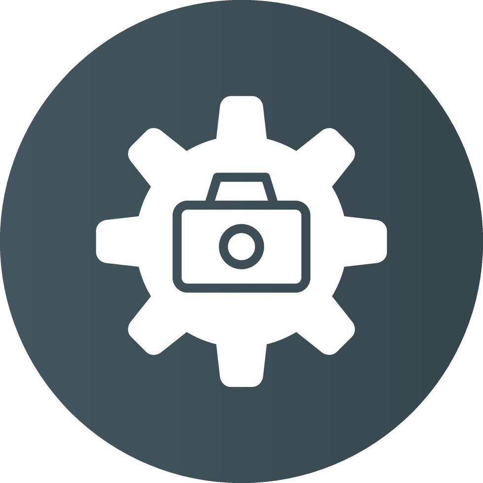 Configuration Camera Creative Icon Design vector