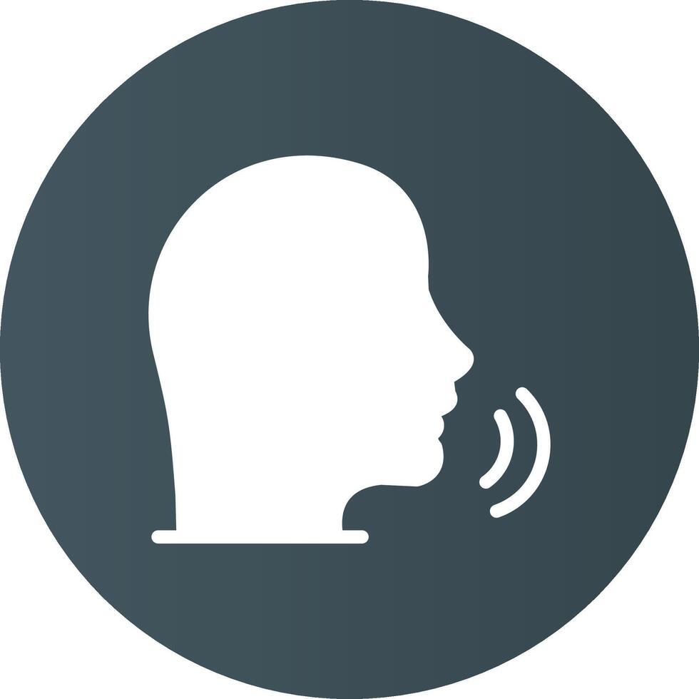 Speaking Creative Icon Design vector