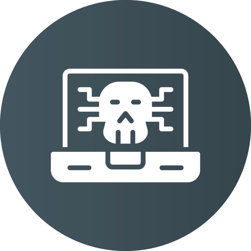 diseño de icono creativo de malware vector