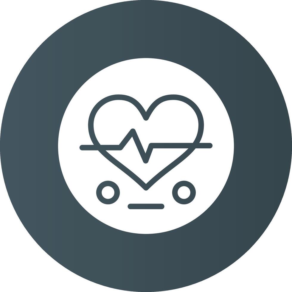 Heart Rate Creative Icon Design vector