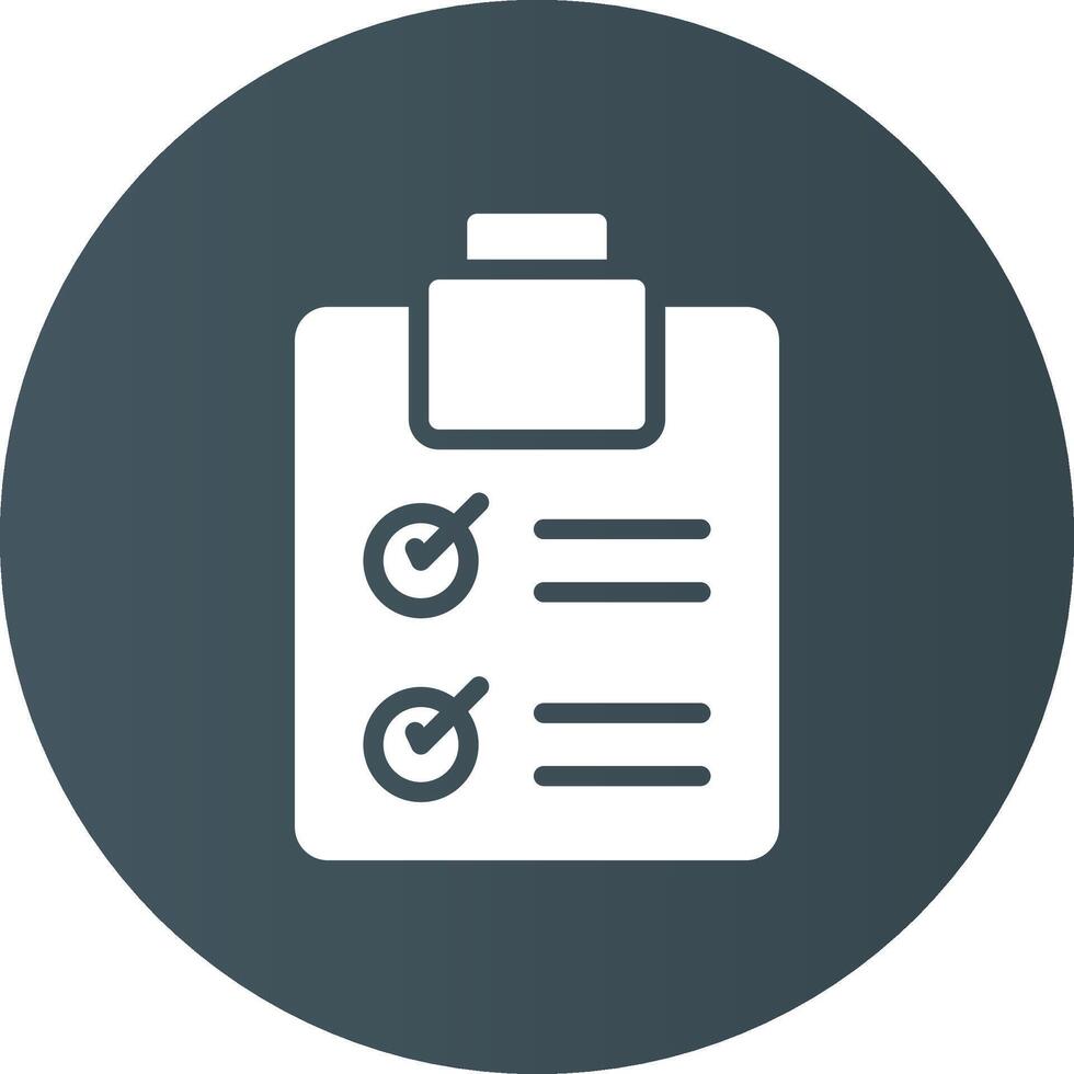 Checklist Creative Icon Design vector