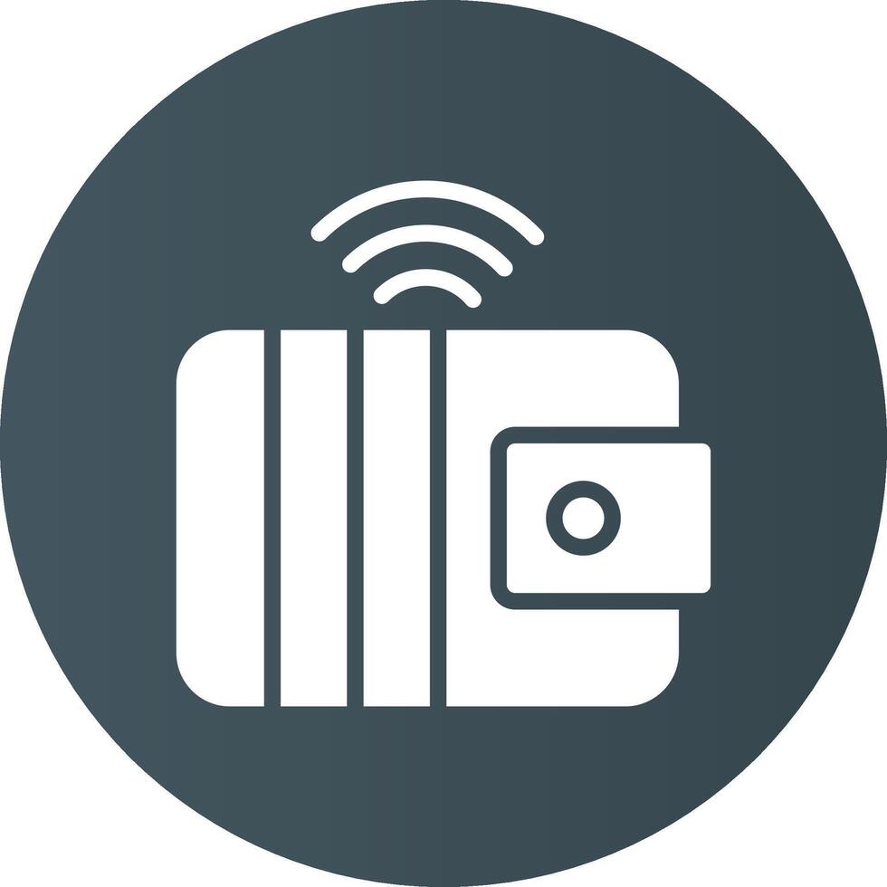 Smart Wallet Creative Icon Design vector