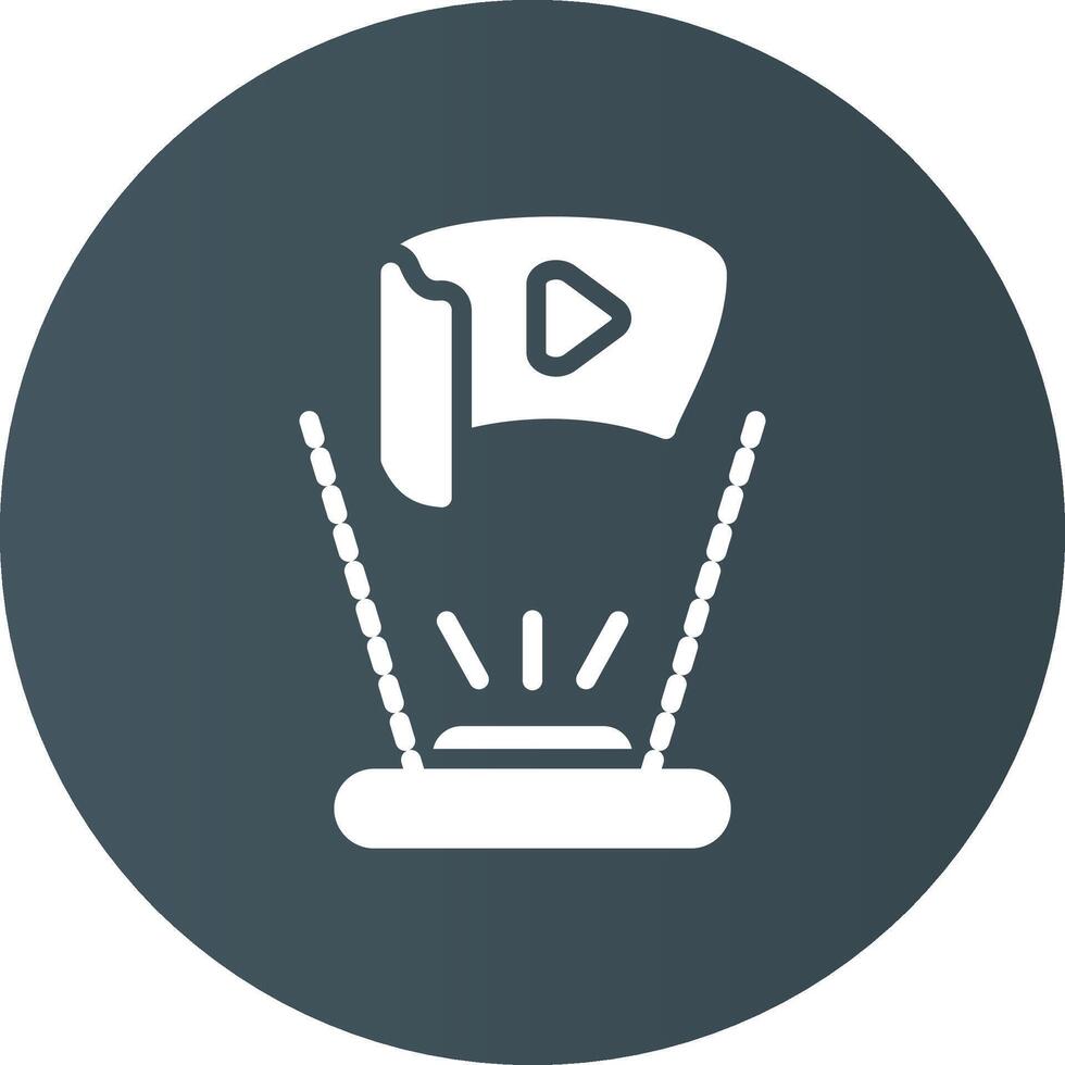 Field Of View Creative Icon Design vector
