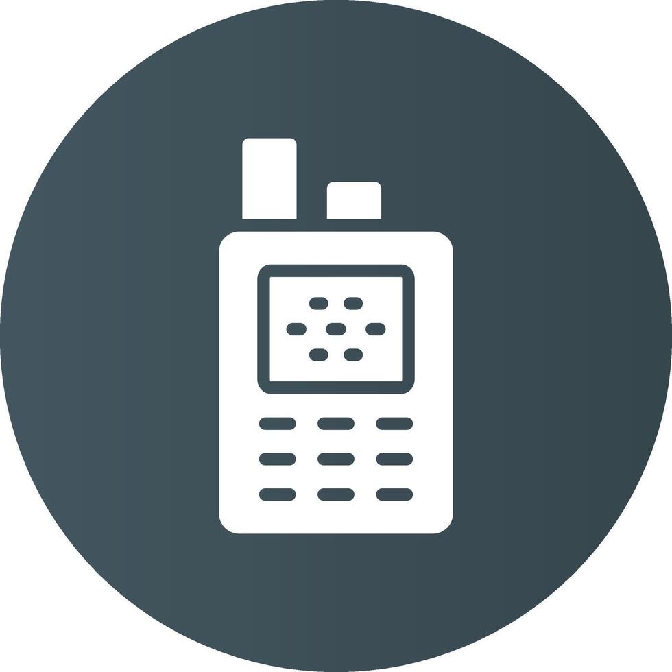 Walkie Talkie Creative Icon Design vector
