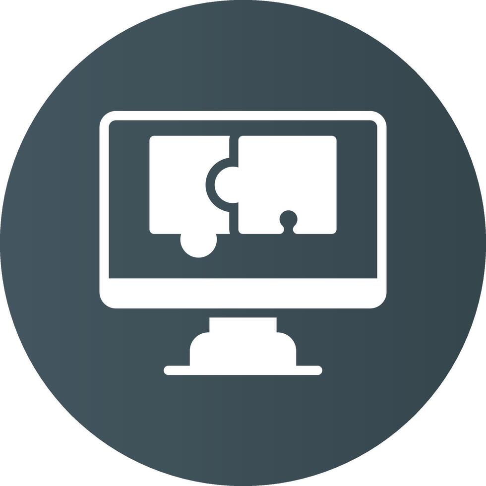 Puzzle Creative Icon Design vector
