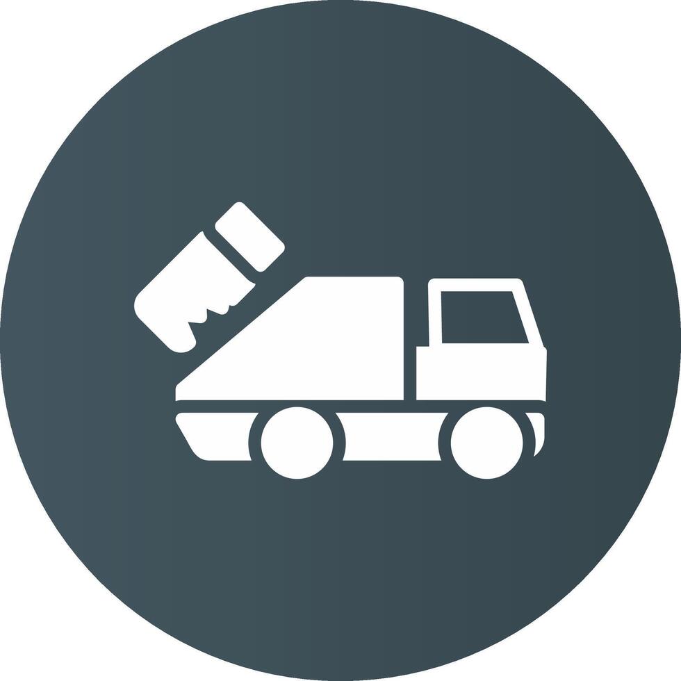 Garbage Truck Creative Icon Design vector