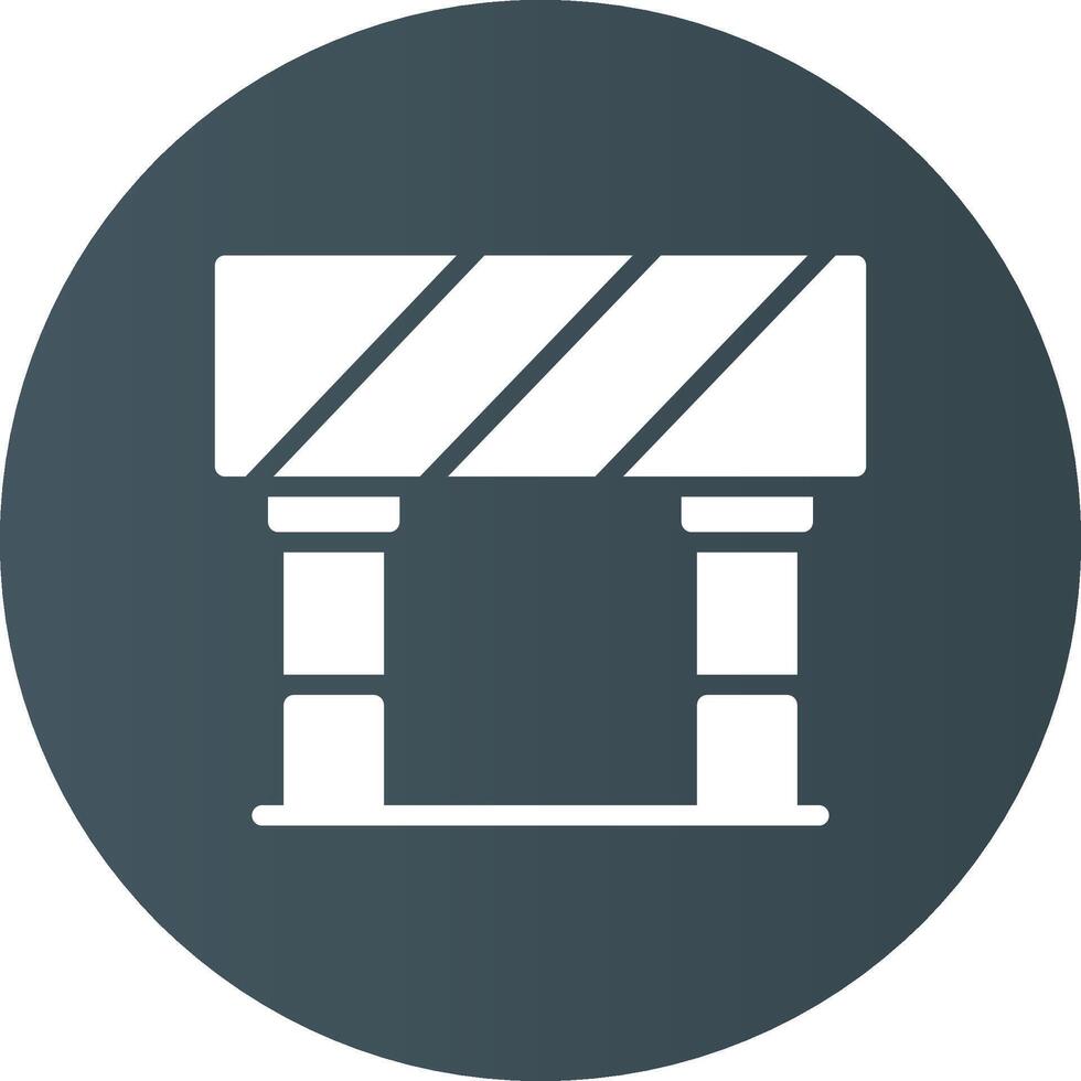 Barrier Creative Icon Design vector