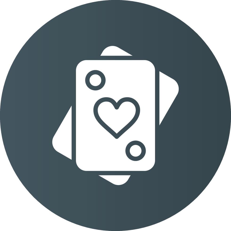 Playing Cards Creative Icon Design vector