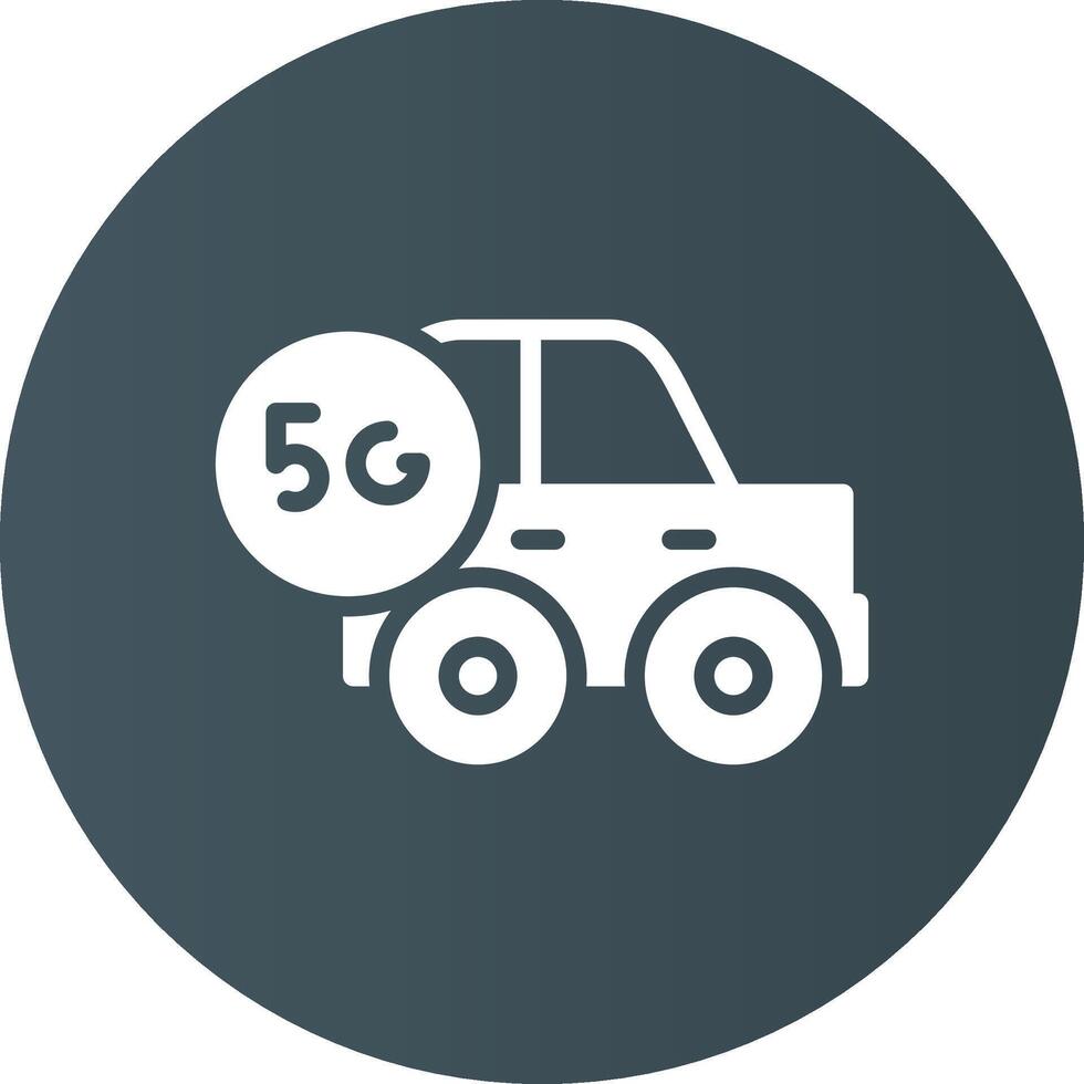 Smart Car Creative Icon Design vector