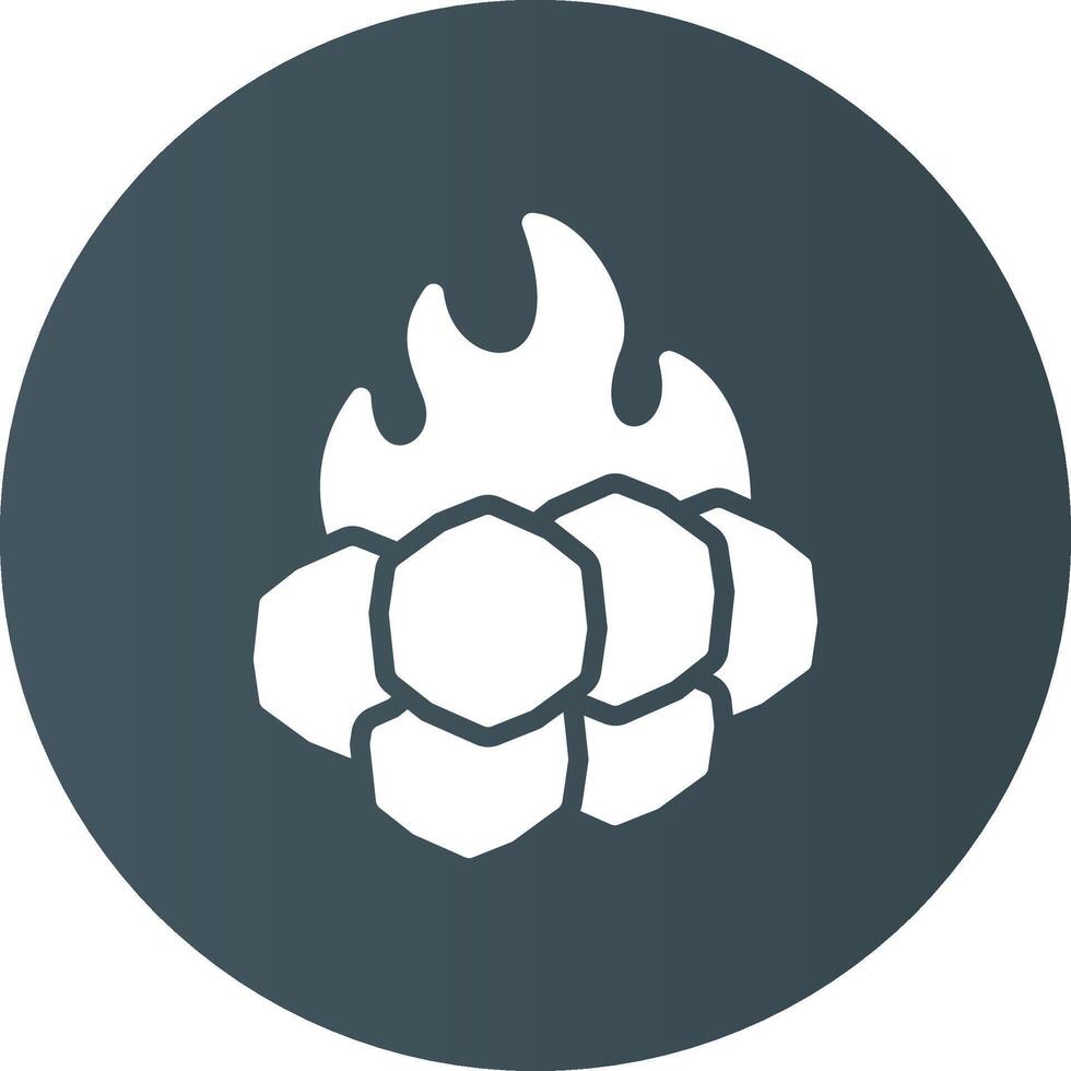 Bonfire Creative Icon Design vector