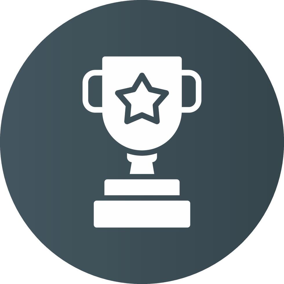 Trophy Creative Icon Design vector