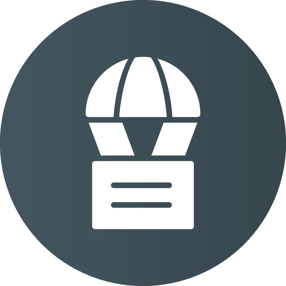 Parachute Creative Icon Design vector