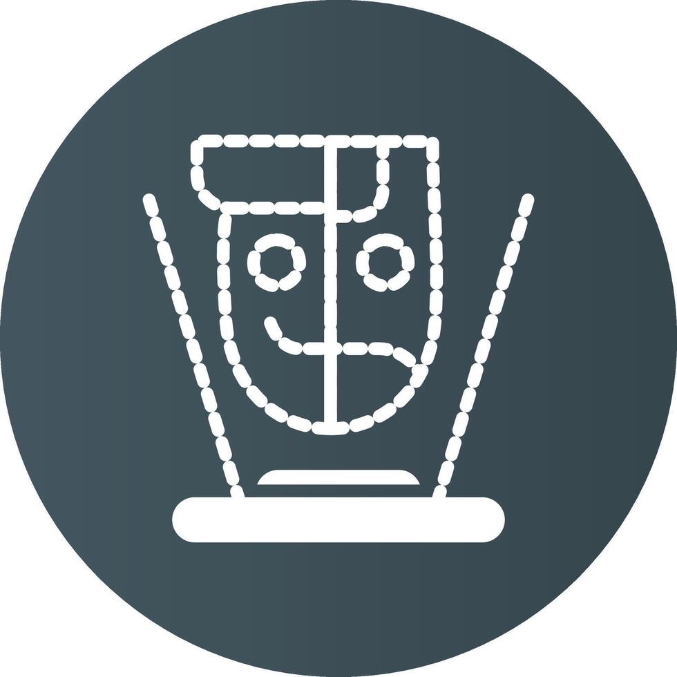 Hologram Creative Icon Design vector