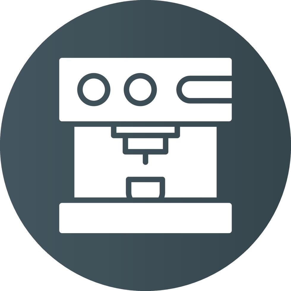 Coffee Machine Creative Icon Design vector