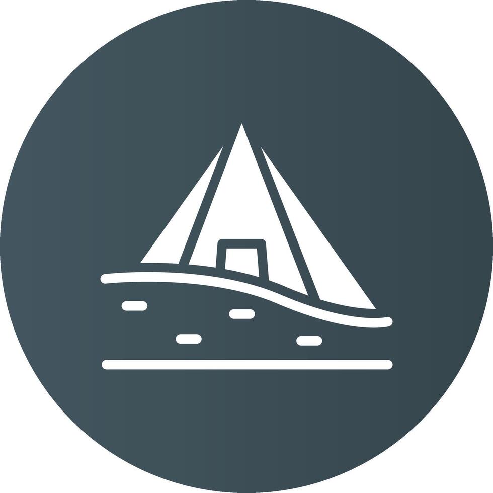 Pyramid Creative Icon Design vector