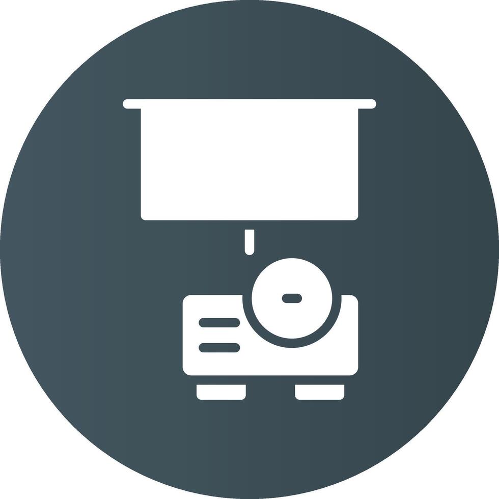 Glyph Circle Light Black Gradient vector