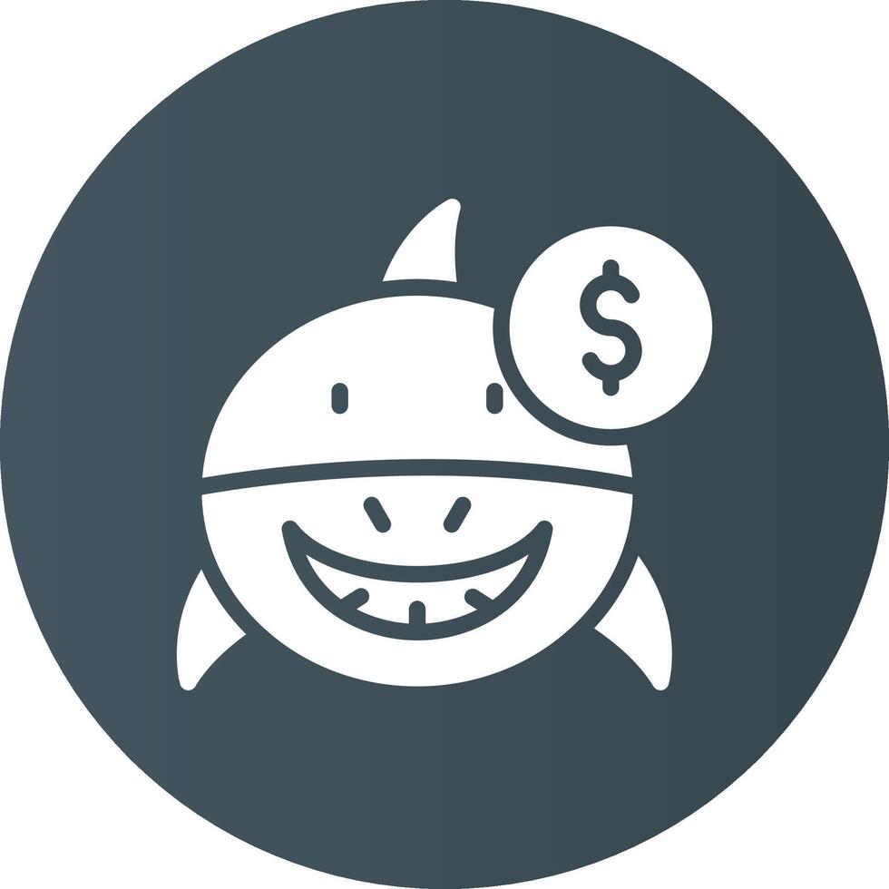 Loan Shark Creative Icon Design vector