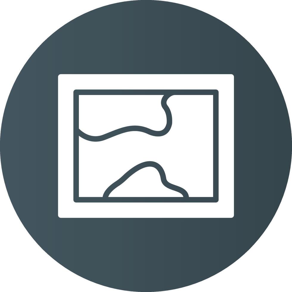 Glyph Circle Light Black Gradient vector