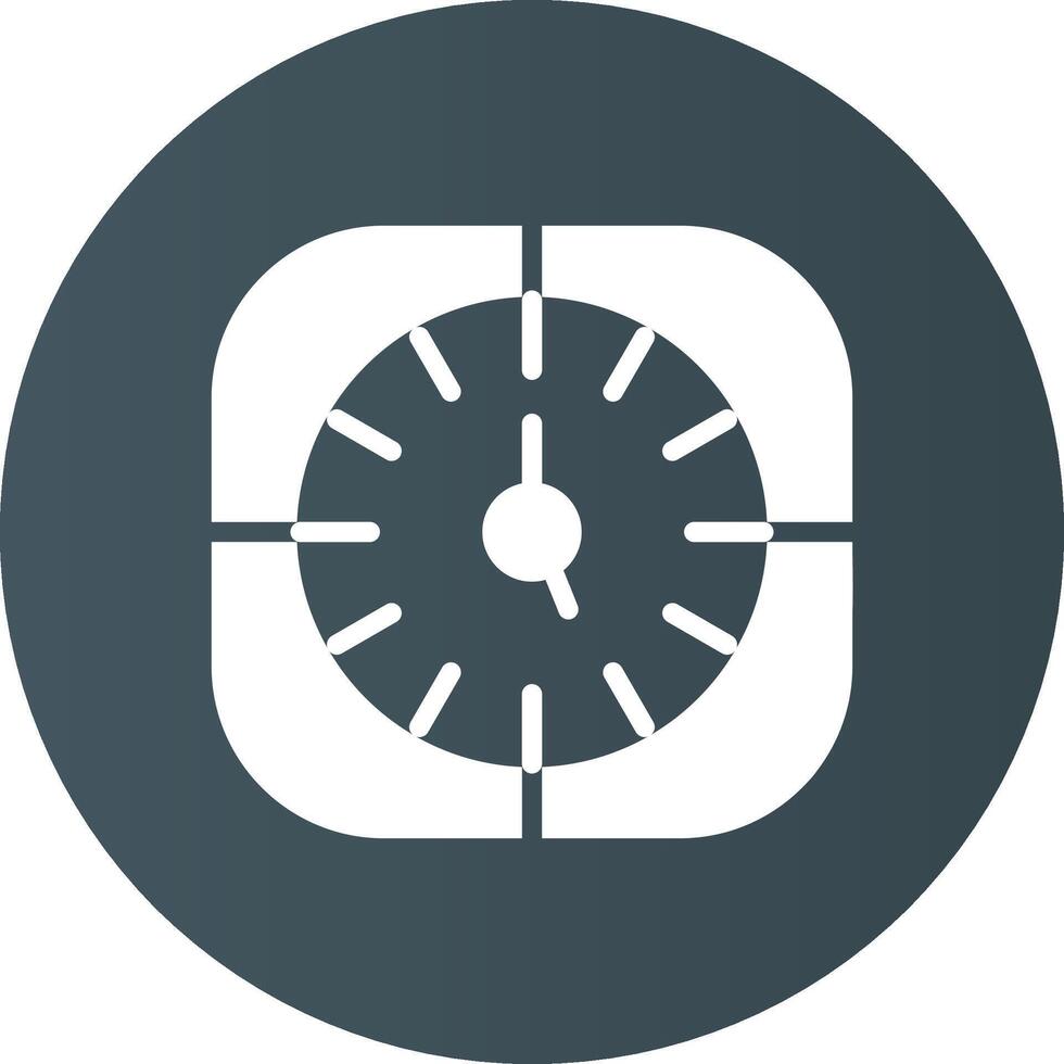 Clock Creative Icon Design vector