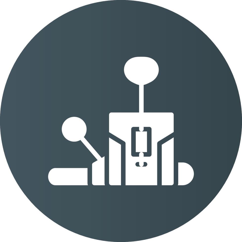 Pilates Chair Creative Icon Design vector