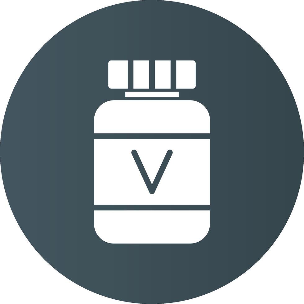 diseño de icono creativo de vitamina vector