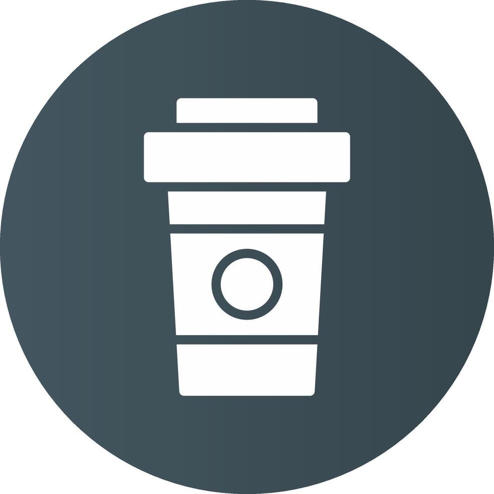 Paper Cup Creative Icon Design vector