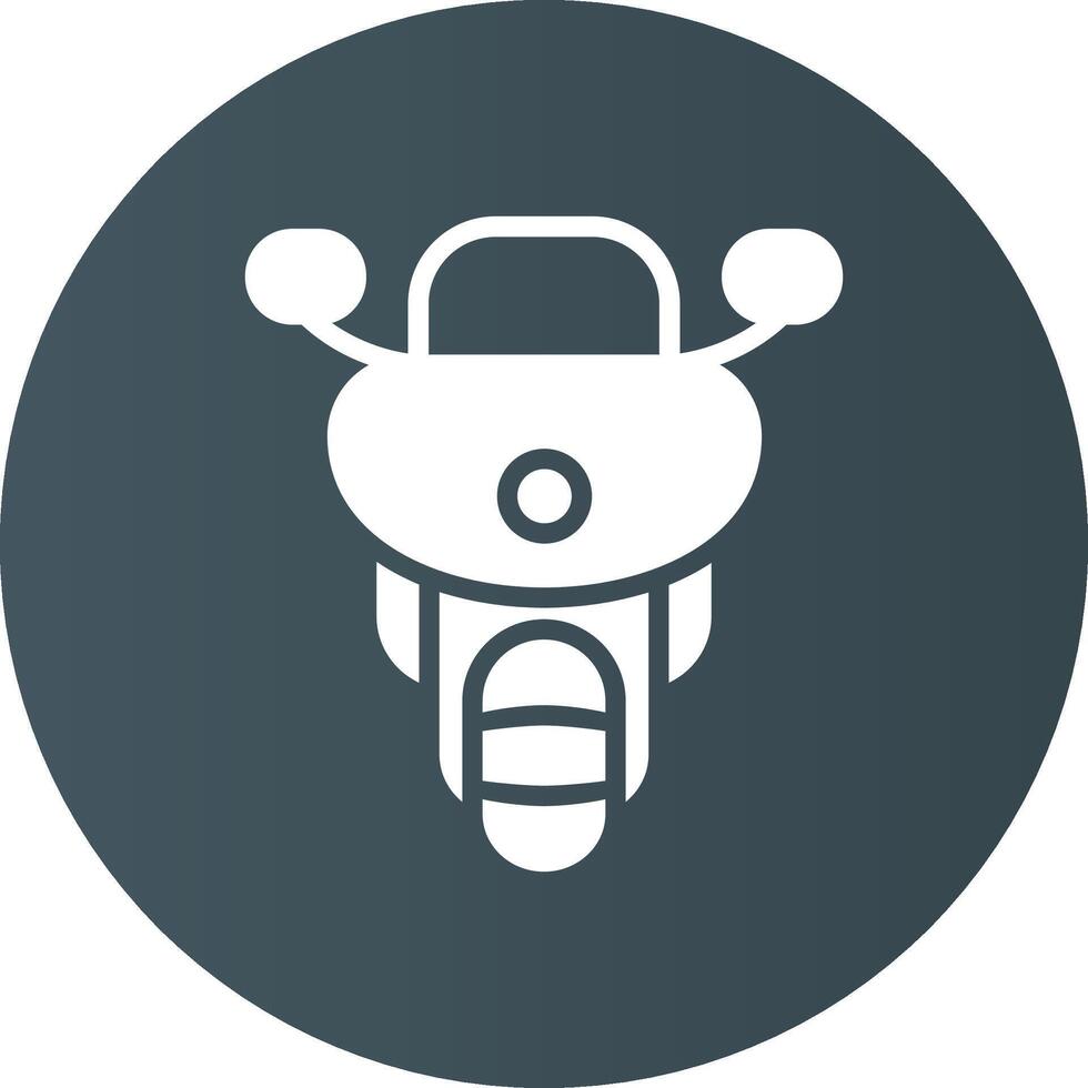 Motorbike Creative Icon Design vector