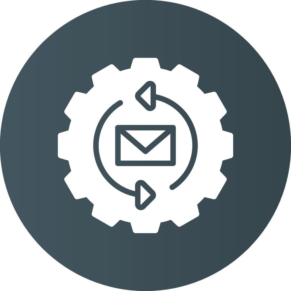 Marketing Automation Creative Icon Design vector