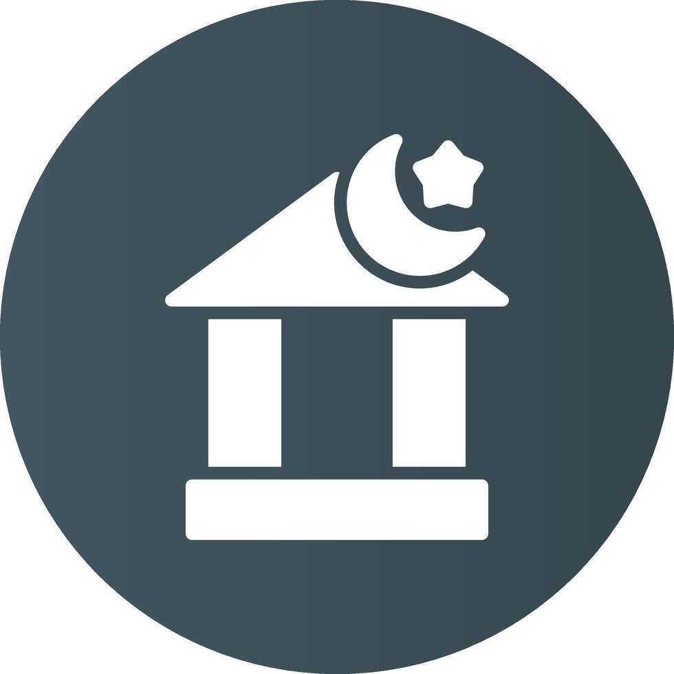 islámico bancario creativo icono diseño vector