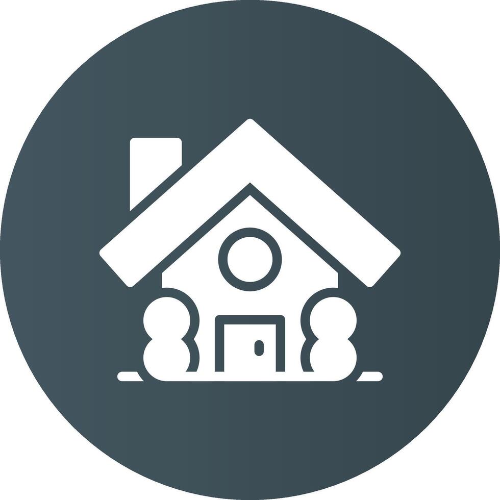 Cabin Creative Icon Design vector