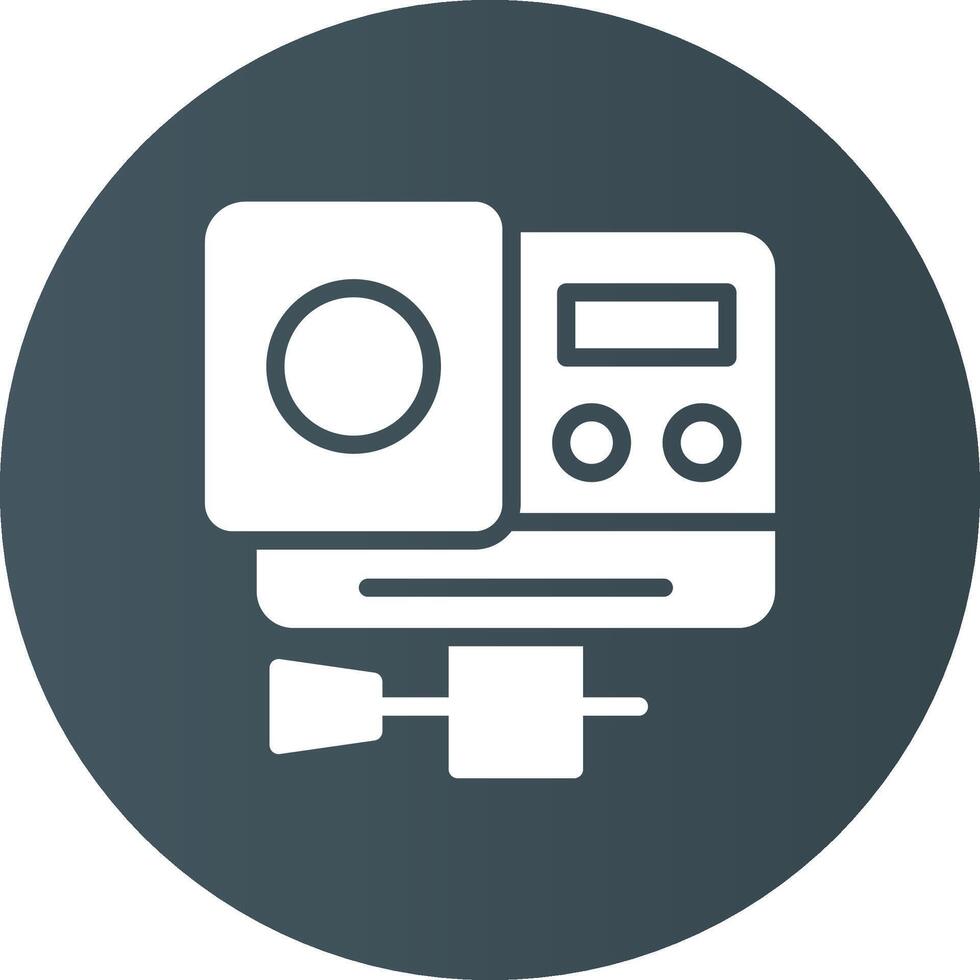 Action Camera Creative Icon Design vector