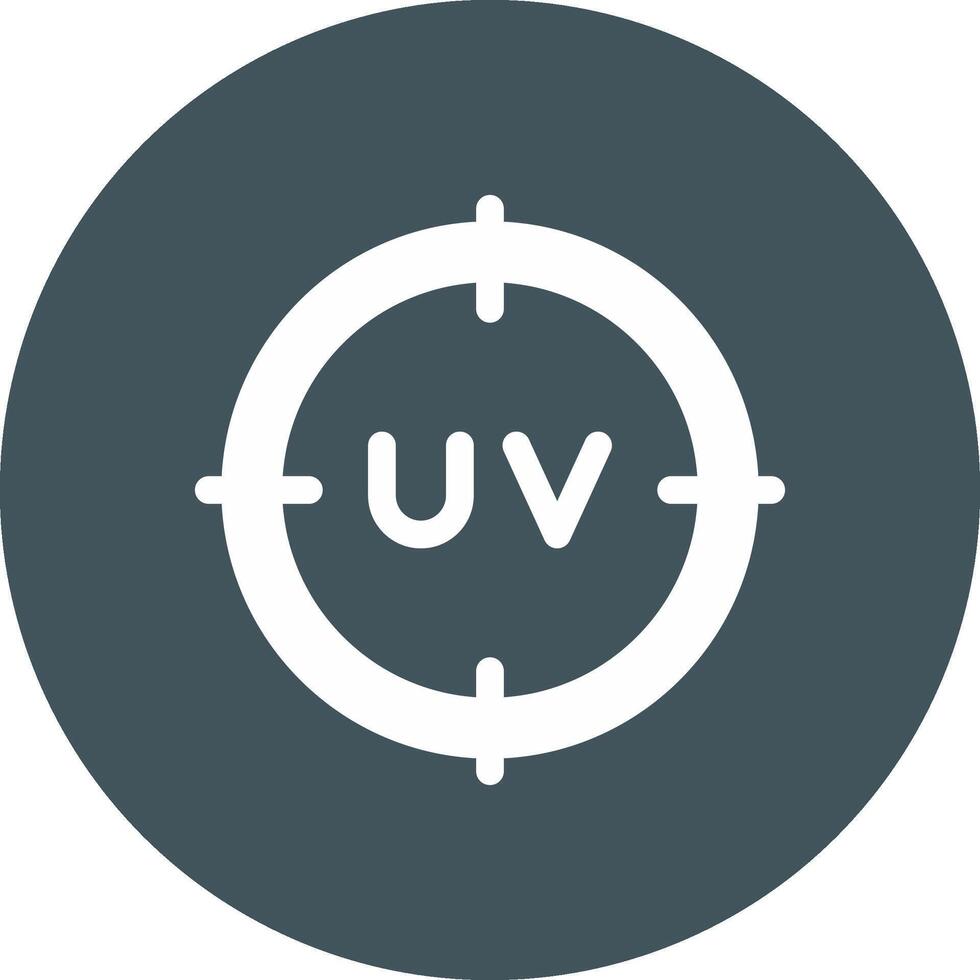 Uv Creative Icon Design vector