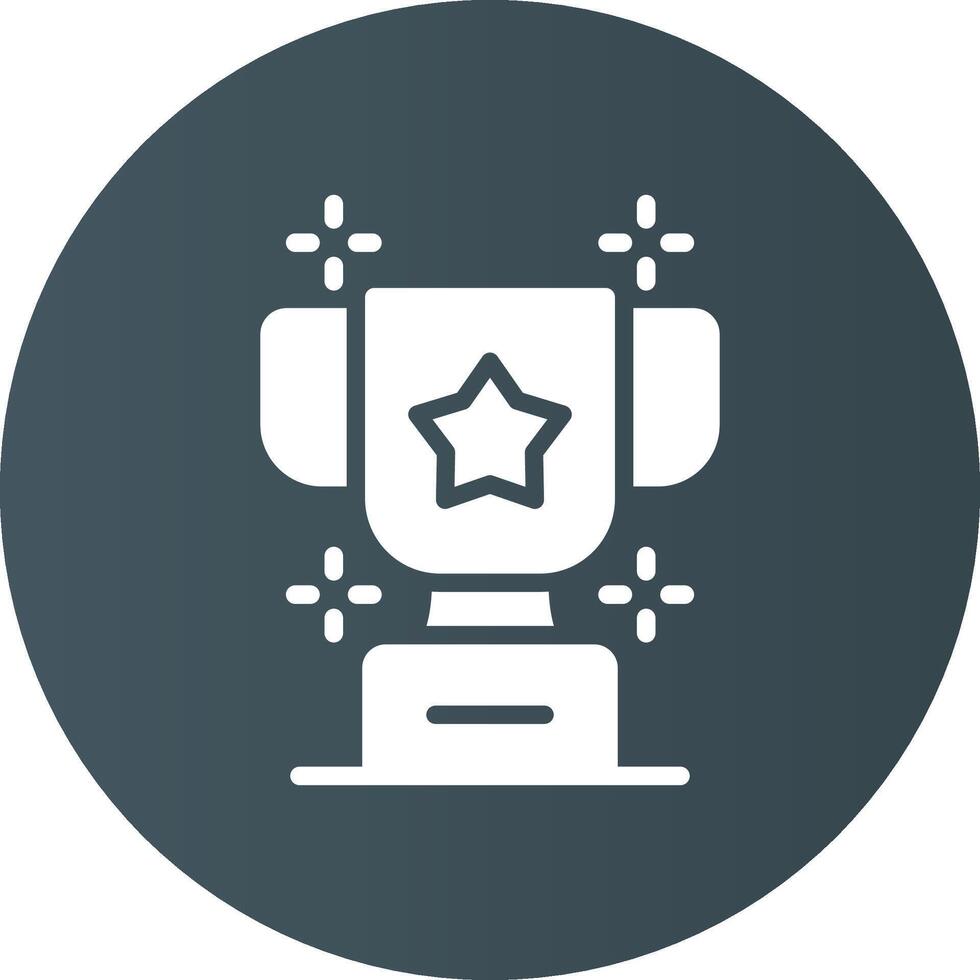 Trophy Creative Icon Design vector