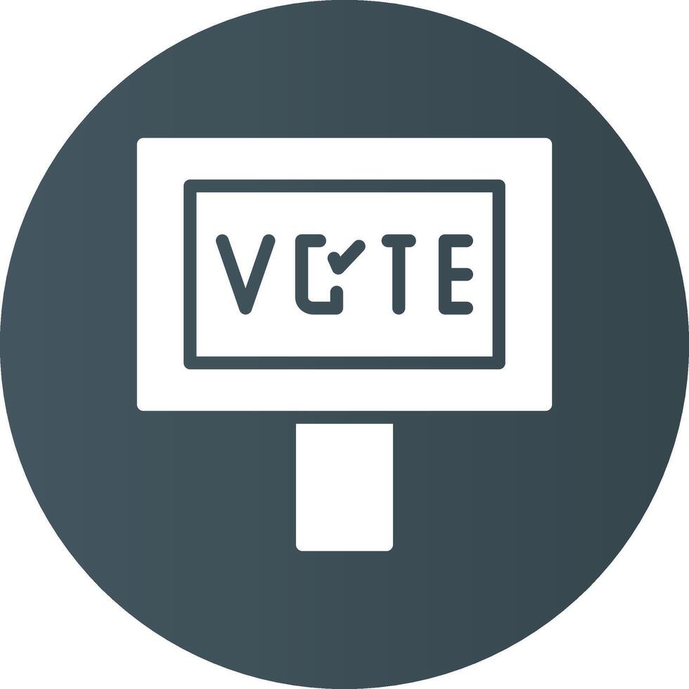 Vote Creative Icon Design vector