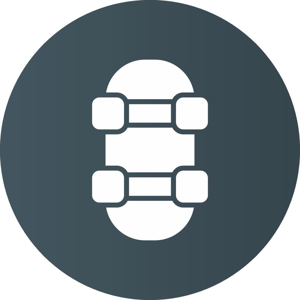 Skateboard Creative Icon Design vector