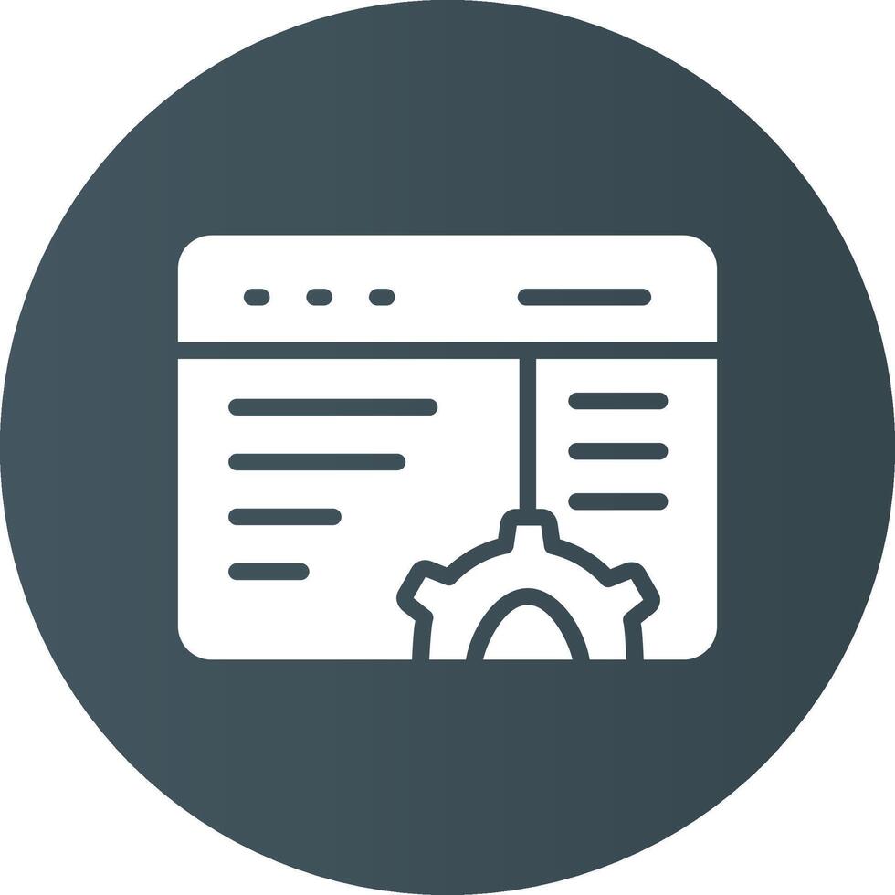 Browser Creative Icon Design vector