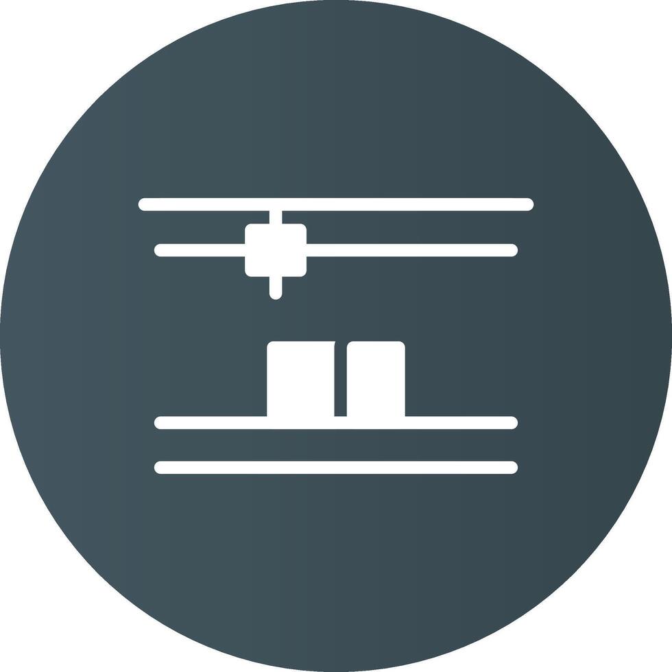 3D Printing Creative Icon Design vector