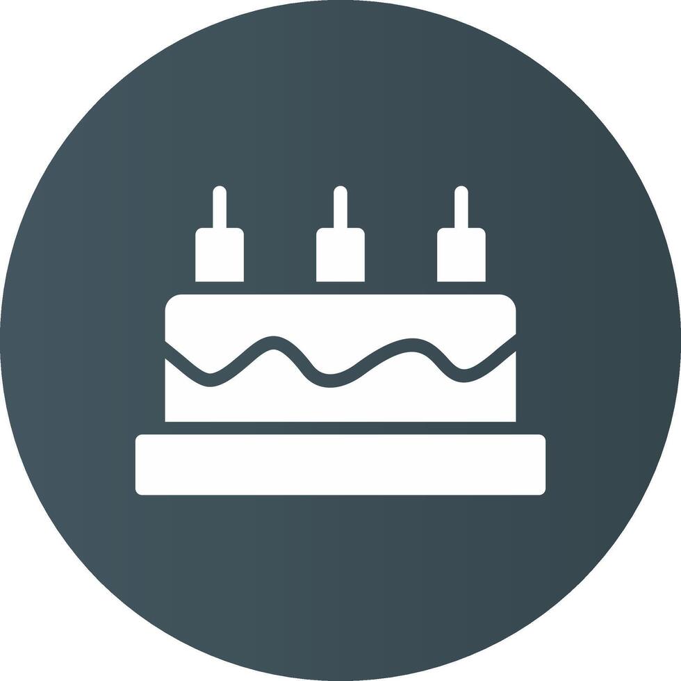 Cake Creative Icon Design vector