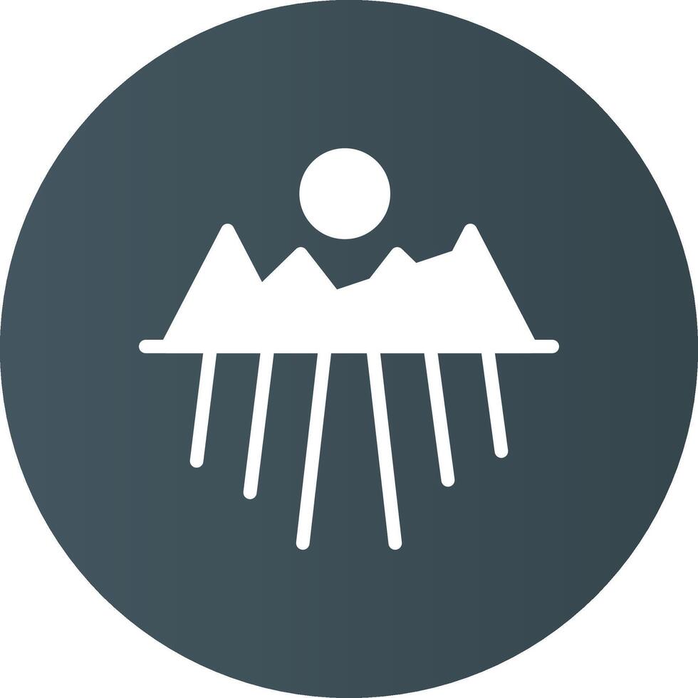 Field Creative Icon Design vector