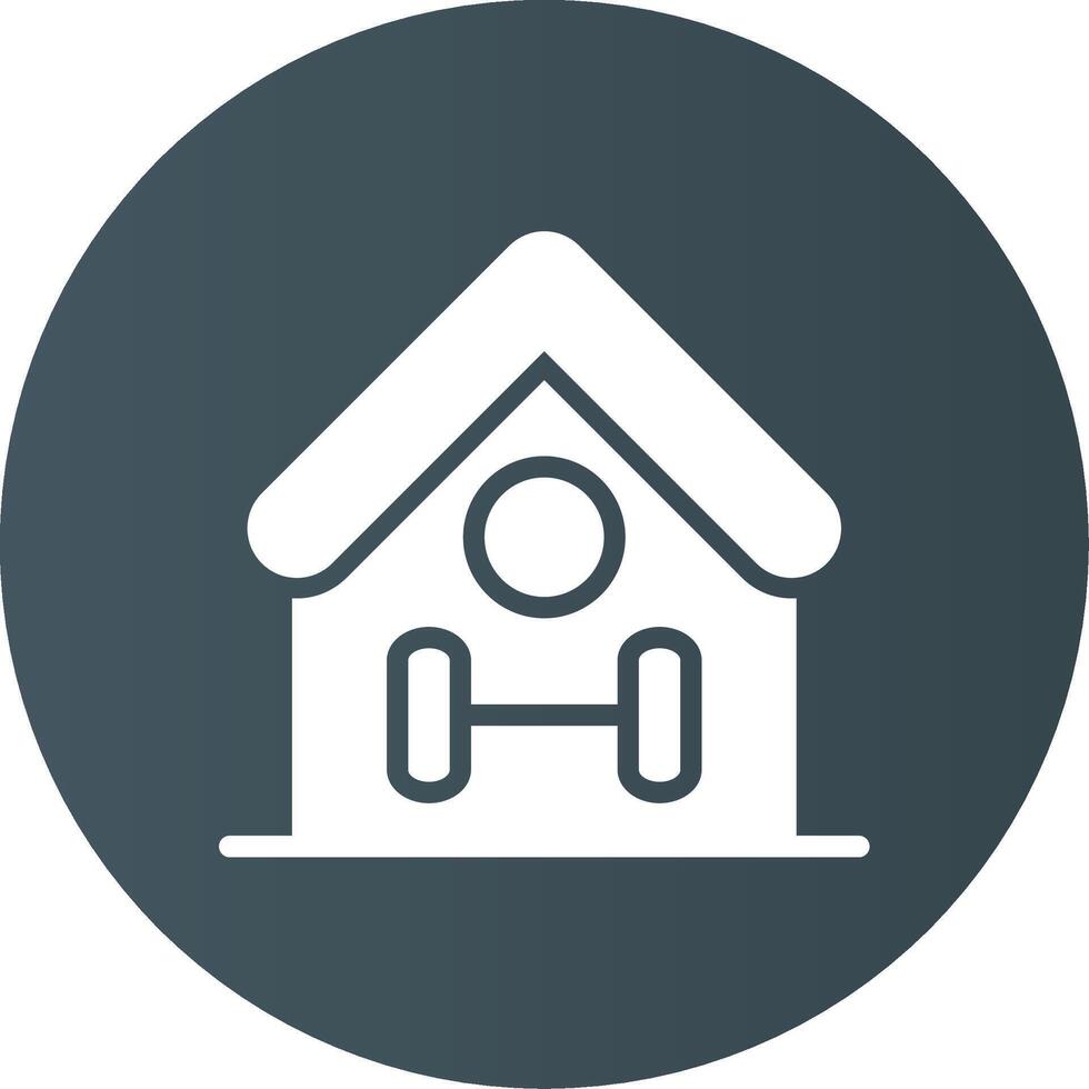 Home Workout Creative Icon Design vector