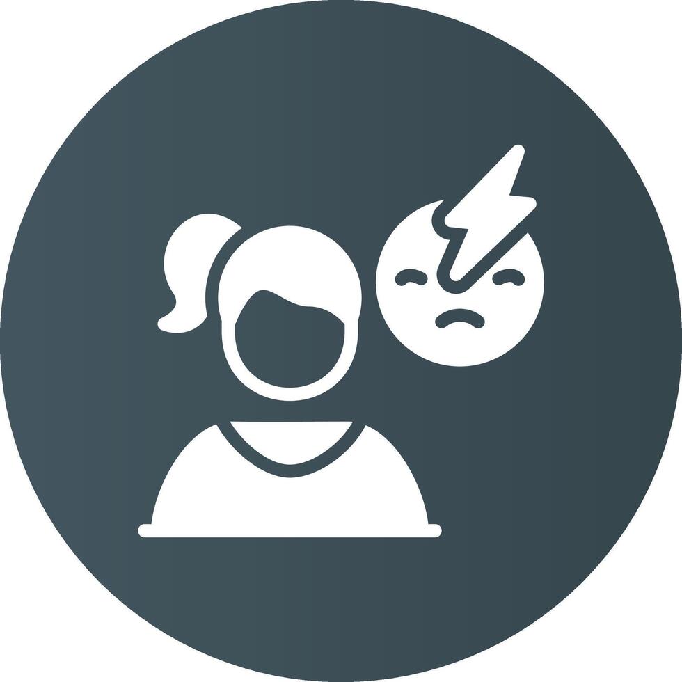 Emotional Abuse Creative Icon Design vector