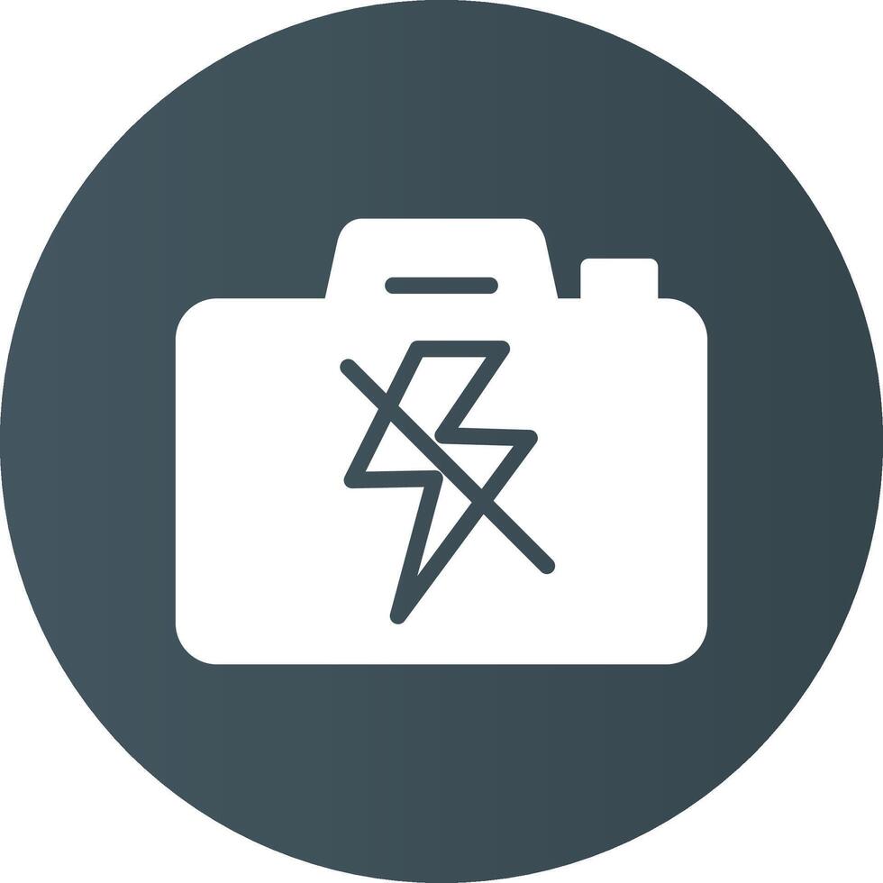 No Flash Creative Icon Design vector