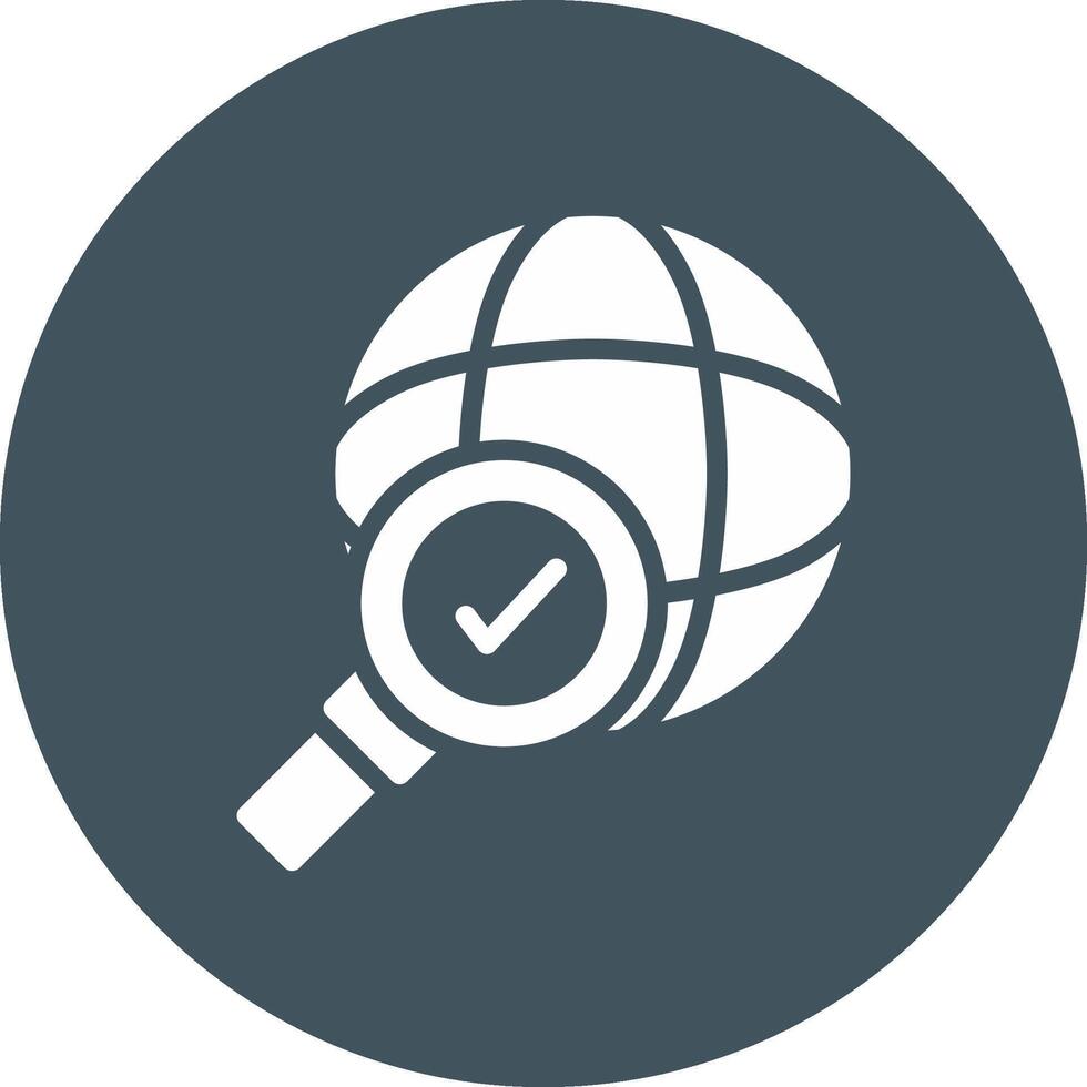 Global Research Creative Icon Design vector