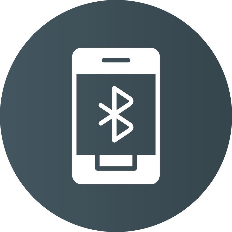 Bluetooth Creative Icon Design vector
