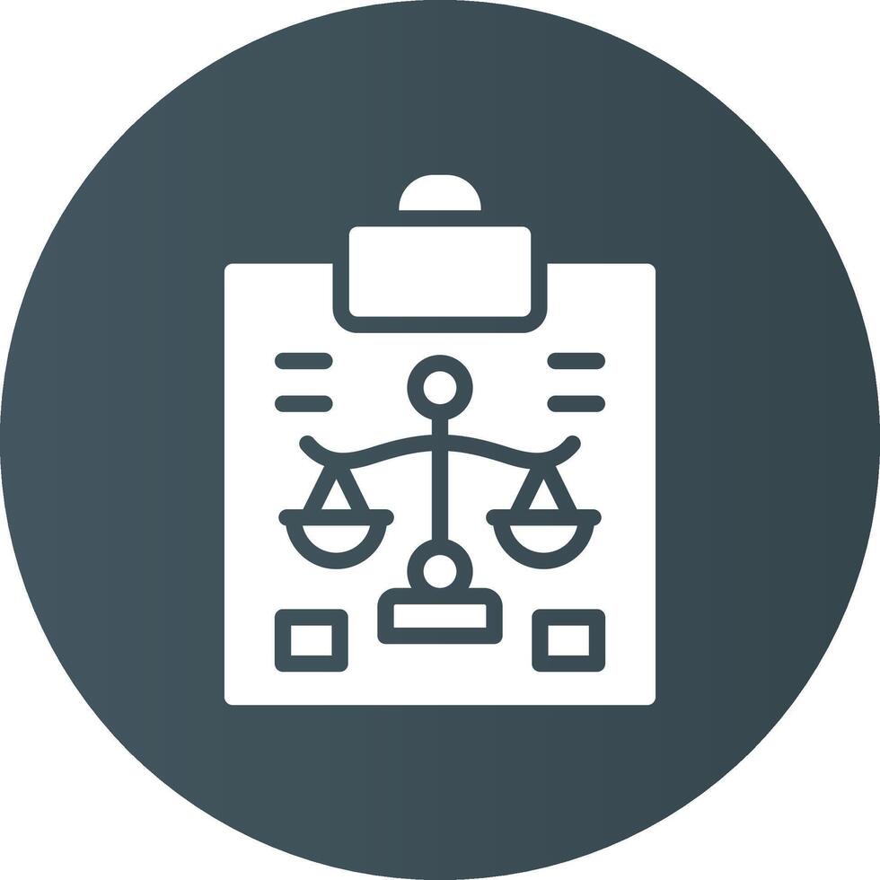 Lawsuit Creative Icon Design vector