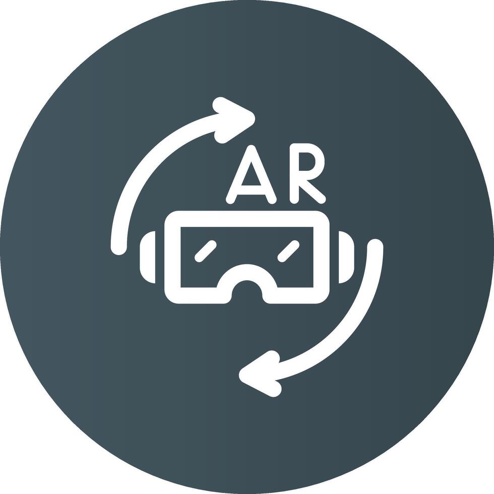 Vr Glasses Creative Icon Design vector