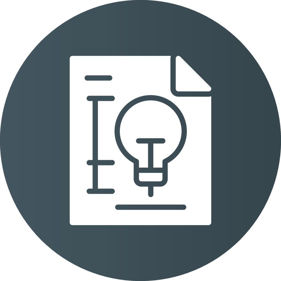 Patent Creative Icon Design vector