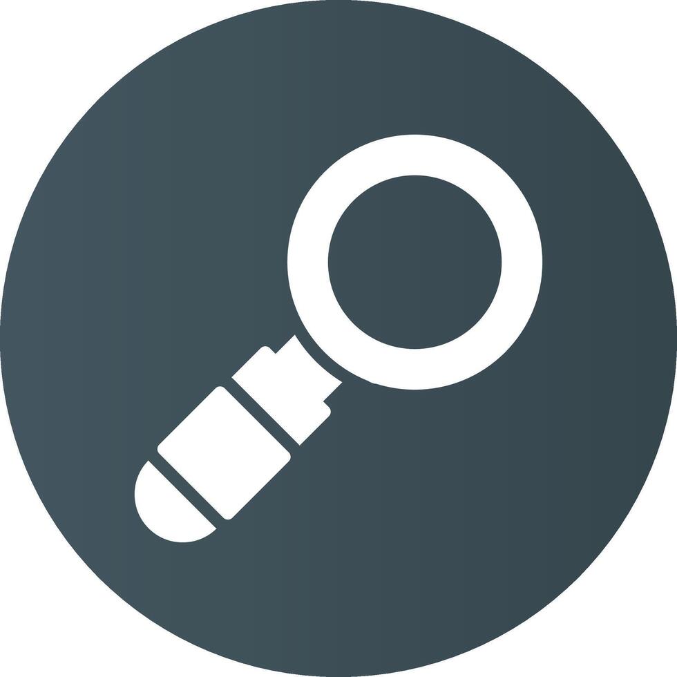 Magnifying Glass Creative Icon Design vector